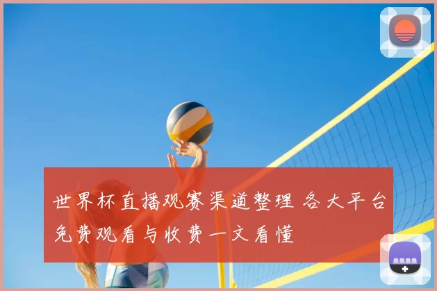 世界杯直播观赛渠道整理 各大平台免费观看与收费一文看懂